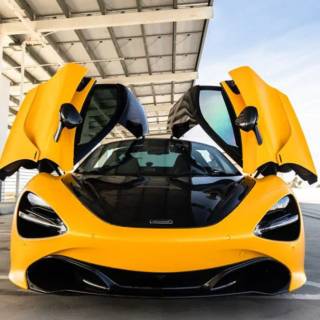 Yellow McLaren wallpaper