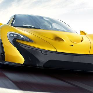 Yellow McLaren wallpaper