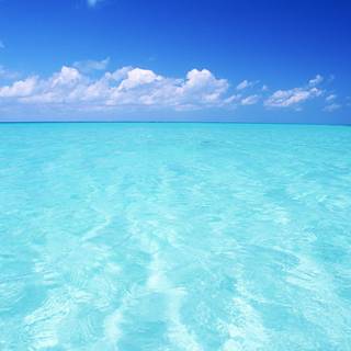 Turquoise water wallpaper