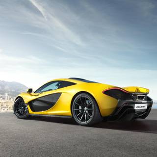 Yellow McLaren wallpaper