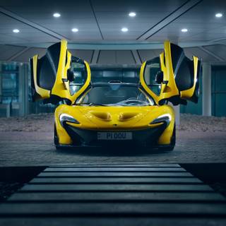 Yellow McLaren wallpaper