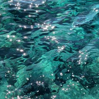 Turquoise water wallpaper