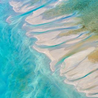 Turquoise water wallpaper