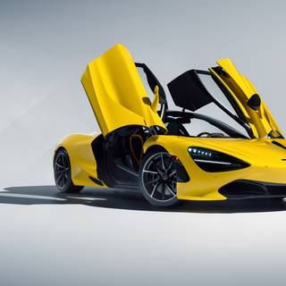Yellow McLaren wallpaper
