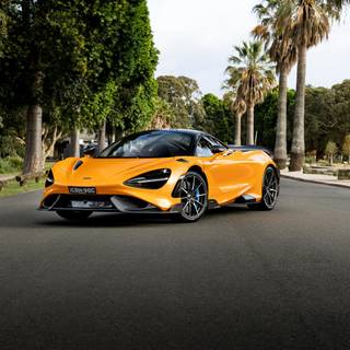 Yellow McLaren wallpaper