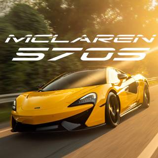 Yellow McLaren wallpaper