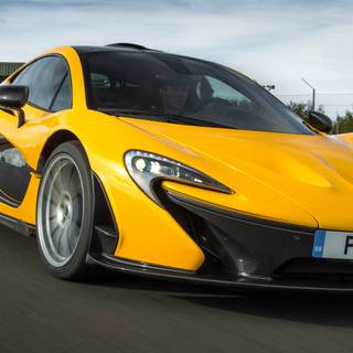 Yellow McLaren wallpaper