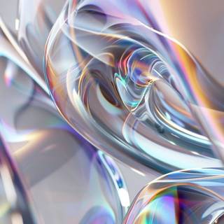 Liquid glass wallpaper