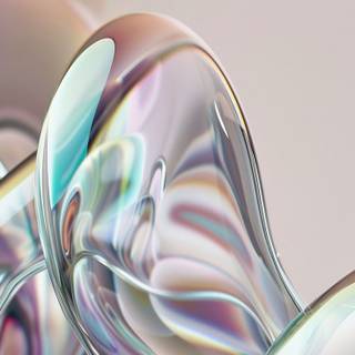 Liquid glass wallpaper