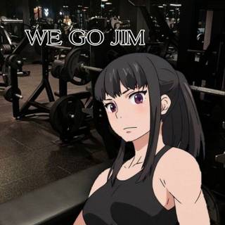 Fitness anime wallpaper