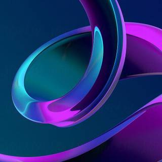 Liquid glass wallpaper