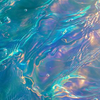 Liquid glass wallpaper