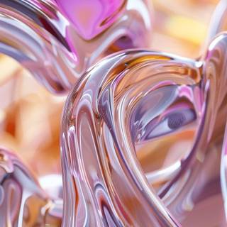 Liquid glass wallpaper