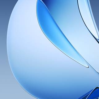 Liquid glass wallpaper