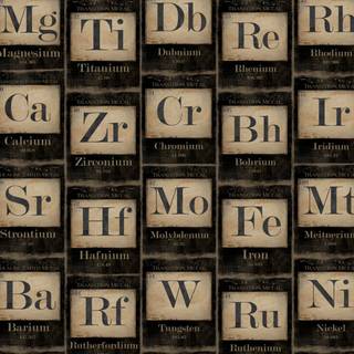 The periodic table wallpaper