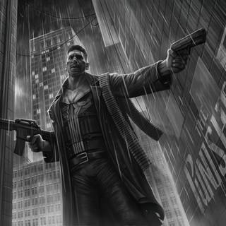 The Punisher 4k desktop wallpaper