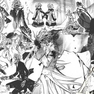 White and black anime manga wallpaper