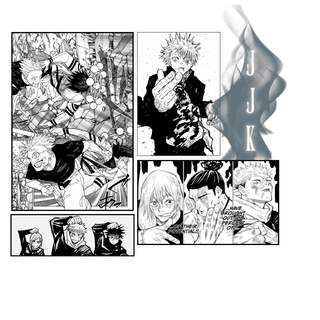 White and black anime manga wallpaper