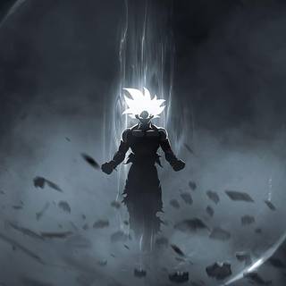 PS5 Goku black wallpaper