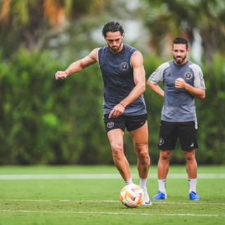 Soccer training wallpaper