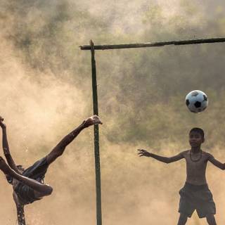 Soccer training wallpaper