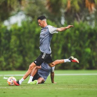 Soccer training wallpaper