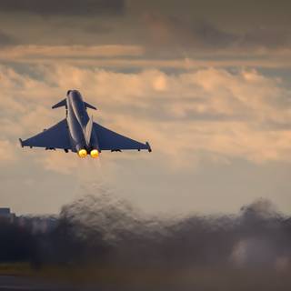 Eurofighter Typhoon 4k wallpaper