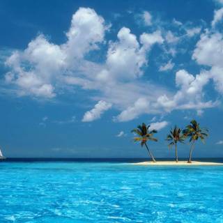 Blue cool 4k wallpaper