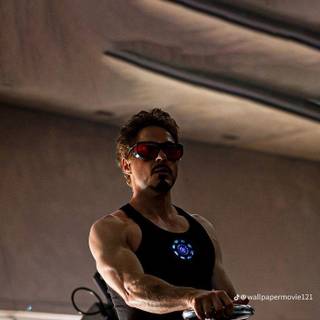 Tony Stark workshop 4k wallpaper