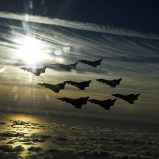 Eurofighter Typhoon 4k wallpaper