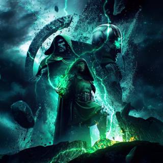 Dr Doom 4k PC wallpaper