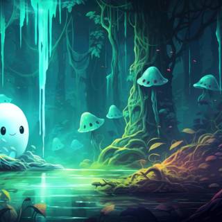 Laptop cute 4k wallpaper