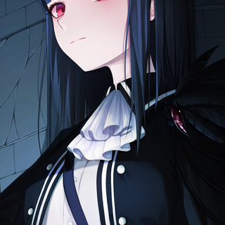 Red black anime phone wallpaper