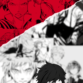 Red black anime phone wallpaper
