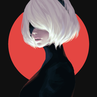 Red black anime phone wallpaper