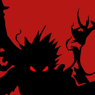 Red black anime phone wallpaper