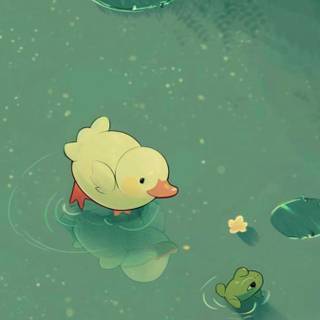iPhone duck wallpaper