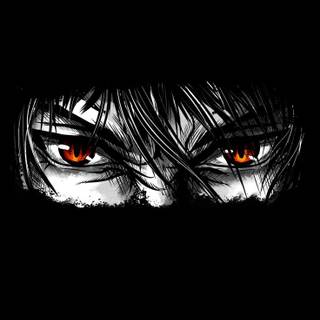 Red and black anime phone wallpaper