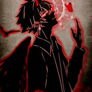 Red black anime phone wallpaper