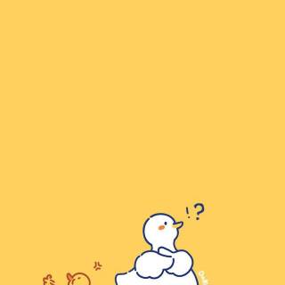 iPhone duck wallpaper