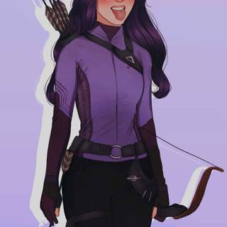 Kate Bishop phone wallpaper