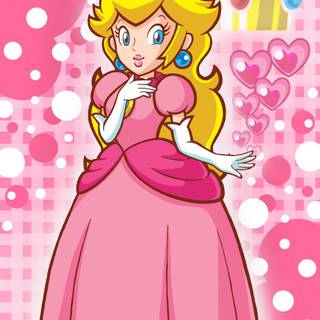 Princess Peach iPhone wallpaper