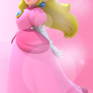 Princess Peach iPhone wallpaper