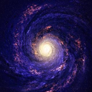 Milky Way galaxy iPhone wallpaper