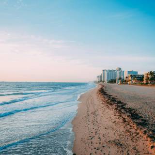 Miami Beach iPhone wallpaper