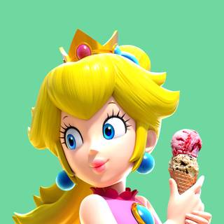 Princess Peach iPhone wallpaper