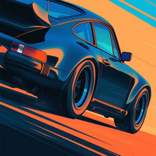 Porsche Carrera phone wallpaper