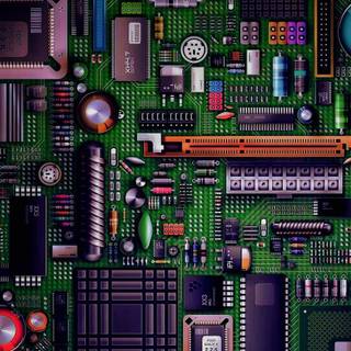 Circuit iPhone wallpaper