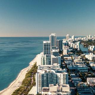 Miami Beach iPhone wallpaper