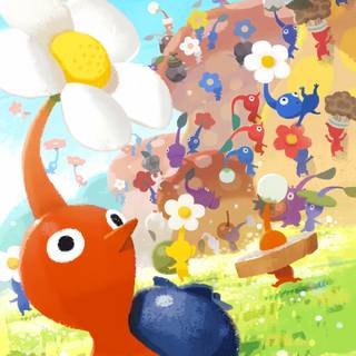 Pikmin iPhone wallpaper